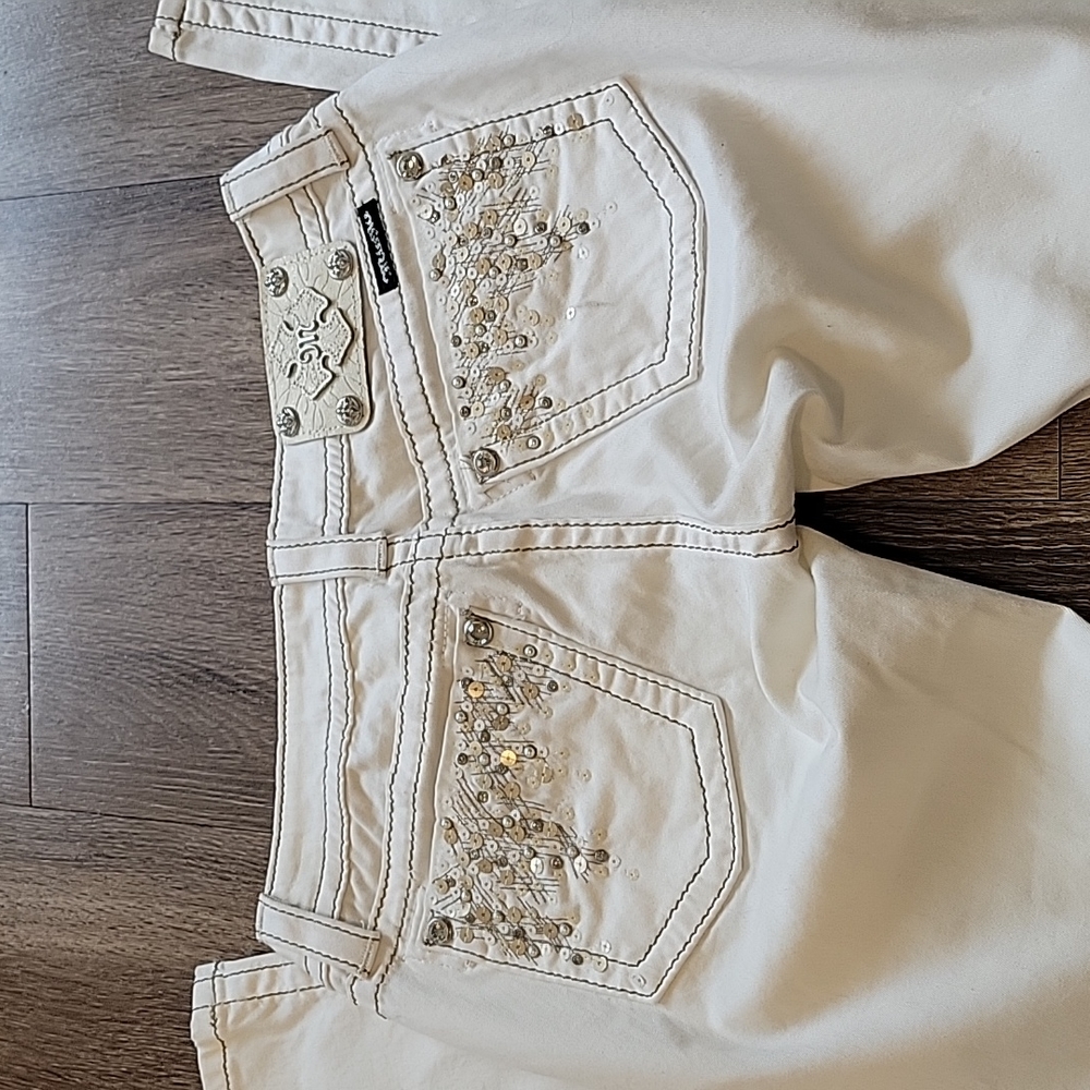 MISS ME Women's White Denim Skinny Jeans Size 27